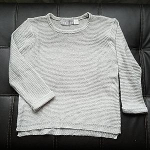 Sparkly Lurex pale-pale gray sweater
